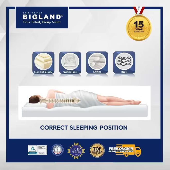 Springbed BIGLAND Reguler 90x200 (Promo Harga)