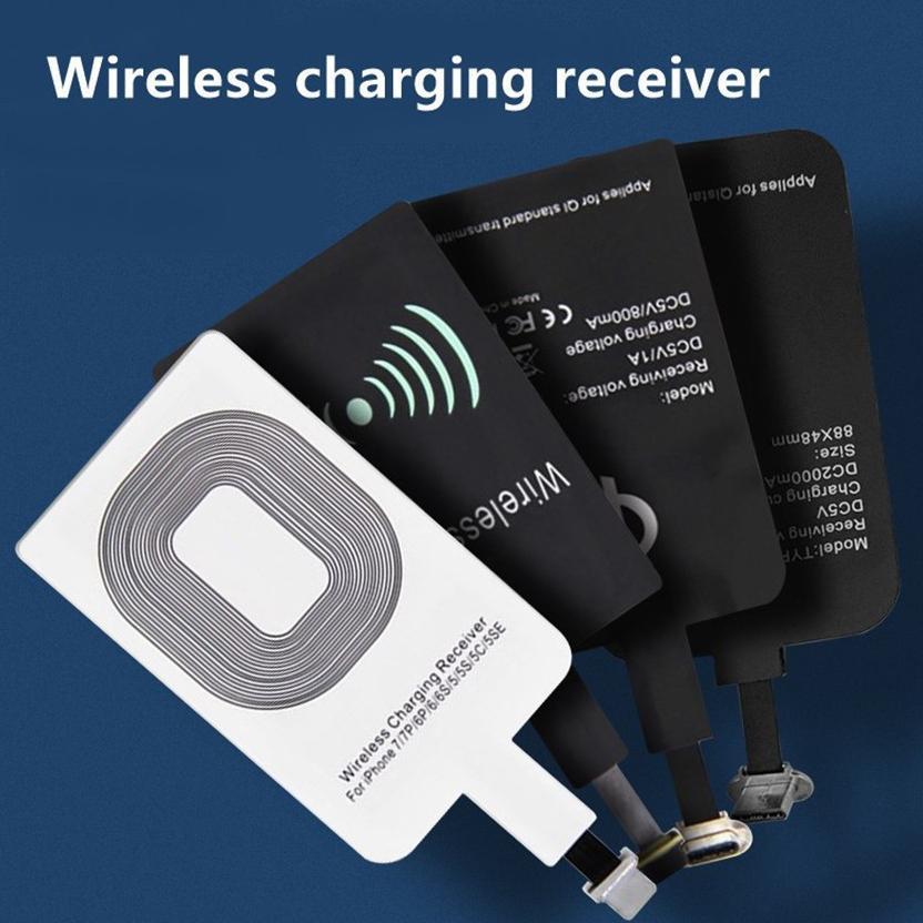 Promo Terbaru Qi Wireless Charger Receiver Qi Fast Charging Adapter 5W Pengisi Daya Handphone Ponsel