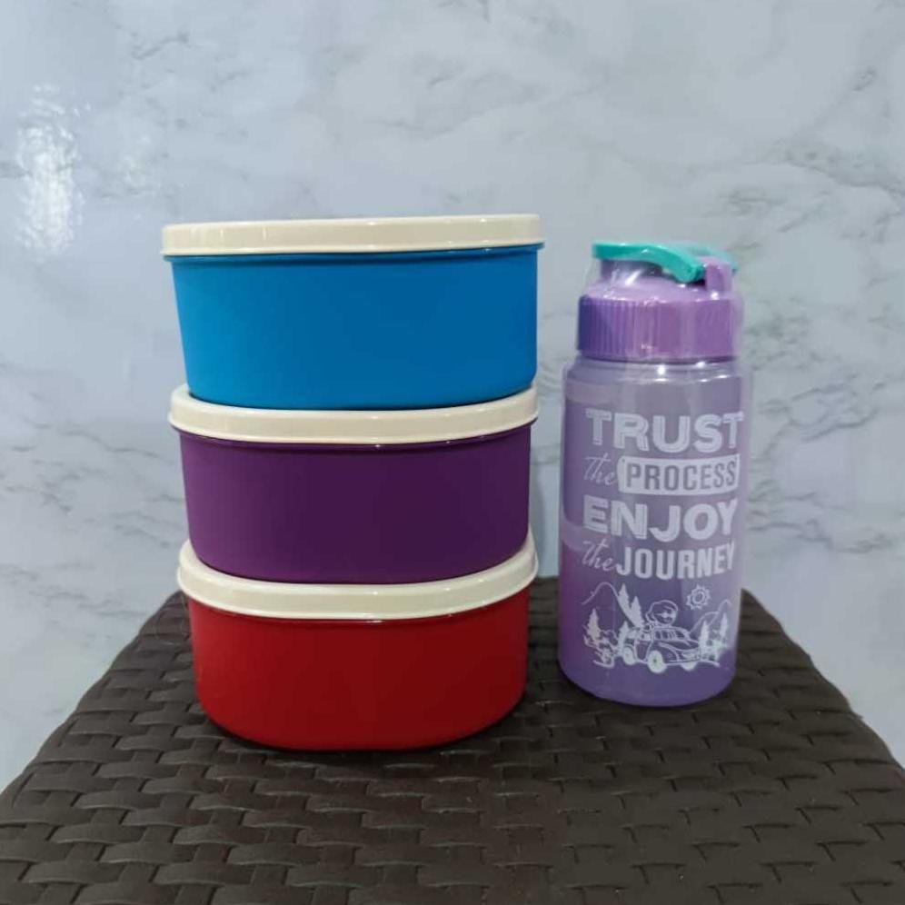 HOT PRODUCT Kotak Makan Mini Kecil Anak 500 ML Lunch Box Wadah Bekal Cemilan Snack Bayi Lucu Tepak+B