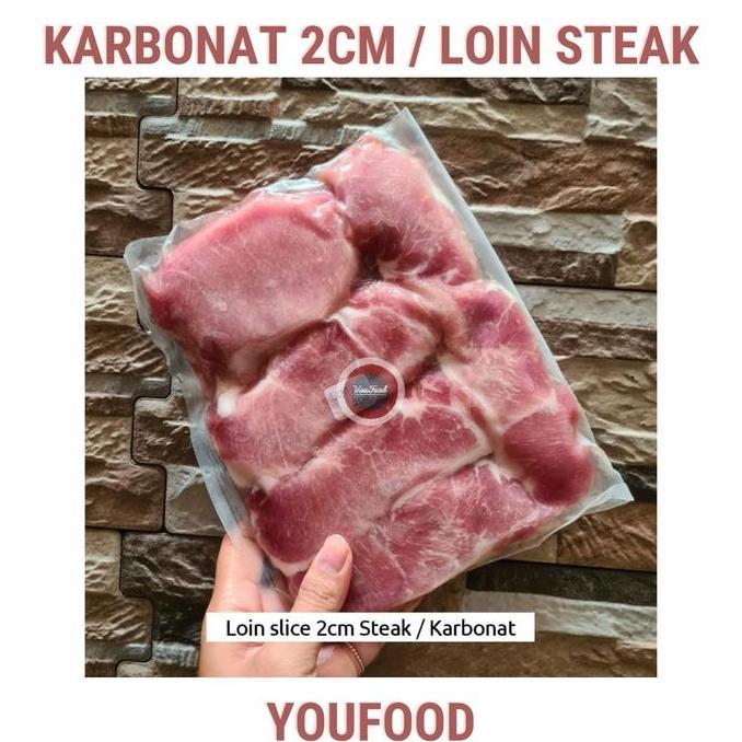PORK LOIN SLICE - Bali / Daging Babi Karbonat-Loin Babi Bali 500gr