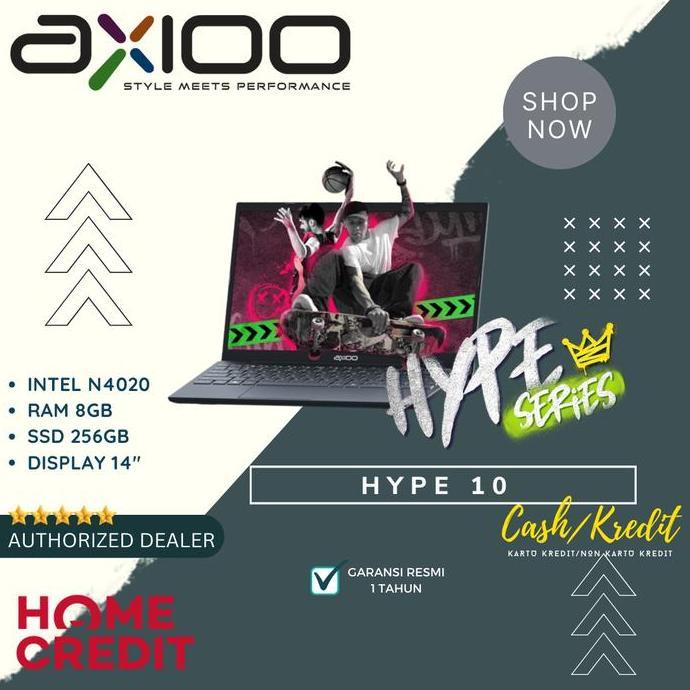 LAPTOP AXIOO MYBOOK HYPE 10 INTEL N4020/8GB/256GB/14" HAP