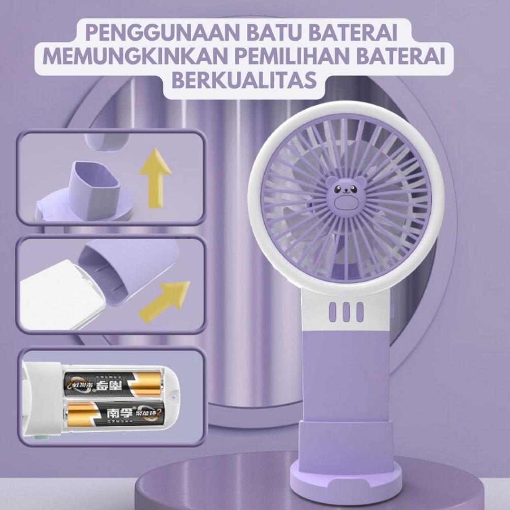 Big Promo Kipas Angin Baterai Abc 6820 Mini Fan Genggam Tangan | Kipas Angin Portable Mini | Kipas A