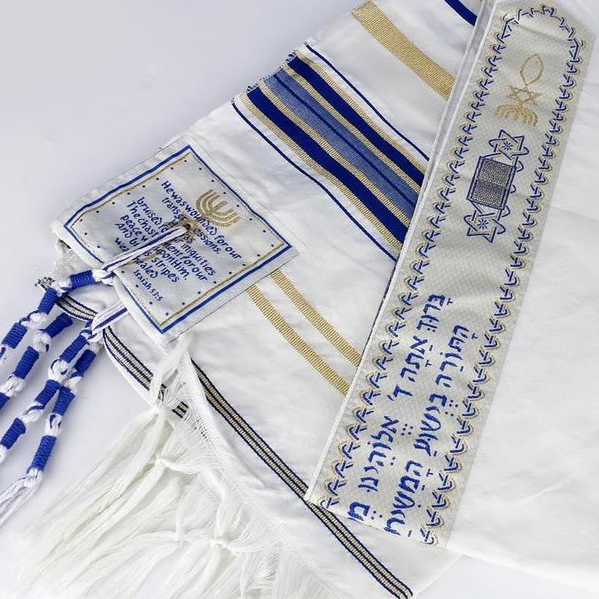 Tallith Shawl Jewish Tallit Syal 60cm Talith Tallith Talitot Jewish JS