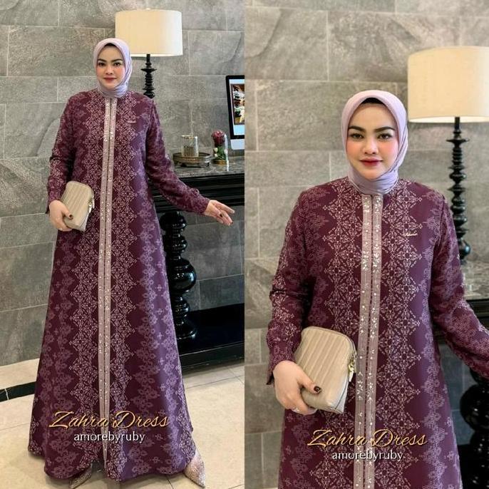 gamis annemarie amore by ruby zahra dress gamis payet motif simple JS