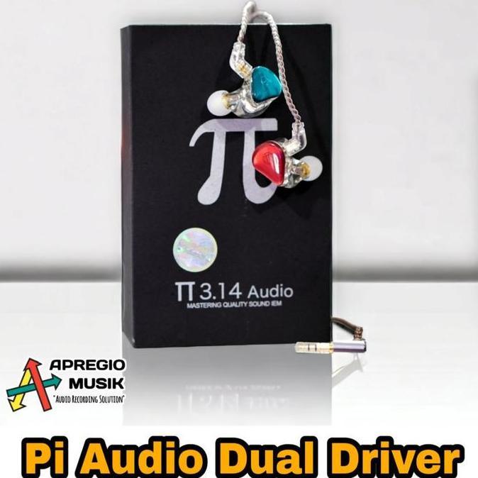 HARGA DISC - Phi Pi 3.14 audio IEM dual driver PLIISEN121 in ear monitor ORIGINAL