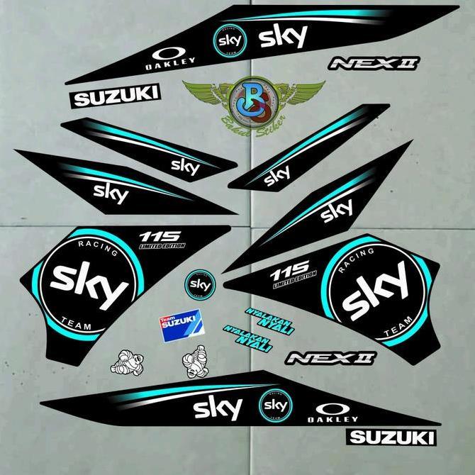 Striping Suzuki Nex Striping Suzuki Nex Ii Team Sky