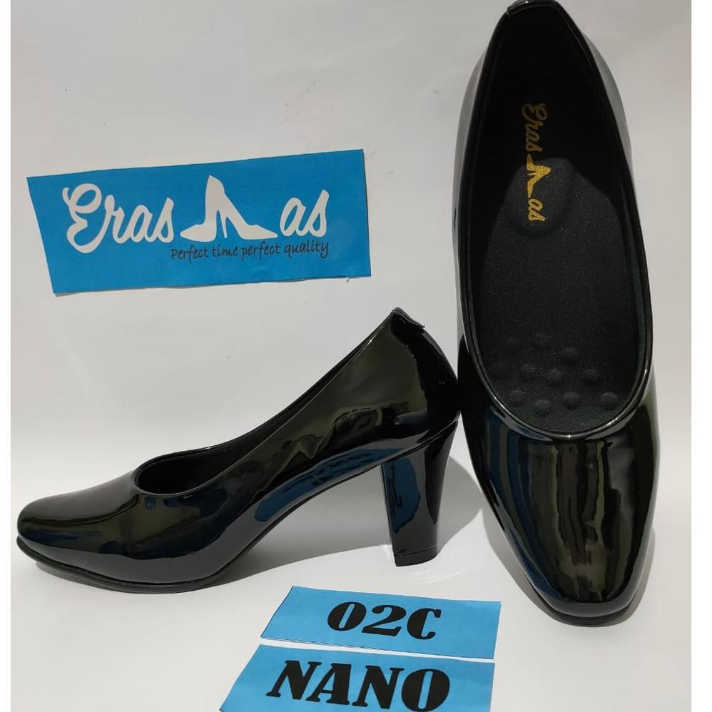 VELUXESPACE ERASMAS 02C HEELS 7 CM SEPATU PANTOFEL WANITA / SEPATU DINAS PDH KANTOR / SEPATU KERJA W