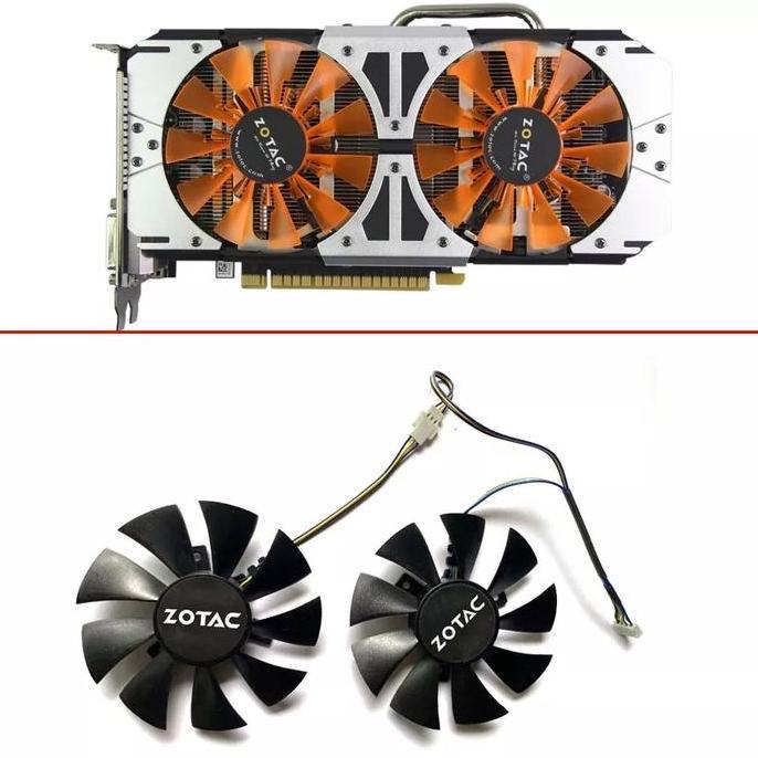 Fan Vga ZOTAC AMP Gtx 750ti 770 970 85mm 4pin OEM diy