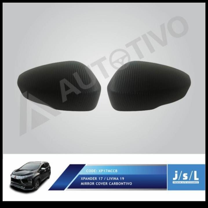 DISKON COVER SPION /BATOK SPION CARBONTIVO MOBIL MITSUBISHI XPANDER 