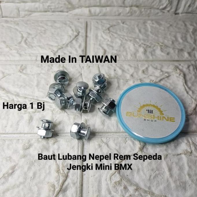 Baut Lubang Nepel Rem U Brake Sepeda Anak BMX Mini Onthel Jengki Cp Jumlah 1 Bj