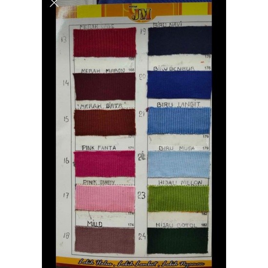 Bahan/Kain Knit Premium/Rib/Rajut