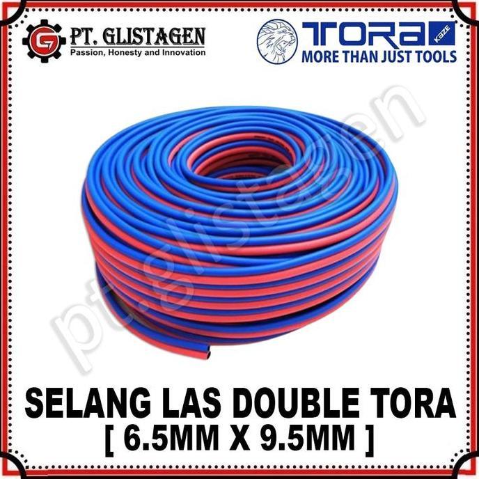 Ready TORA Selang Las Double Twin Welding Hose Blender Las Potong Karbit OXY LPG [ PER METER ] ORIGI