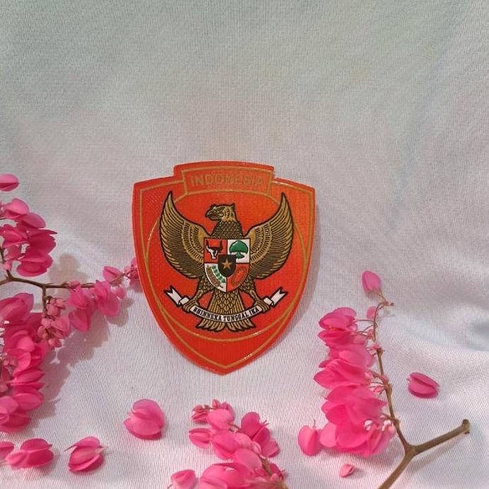 patch emlem logo timnas indonesia timbul