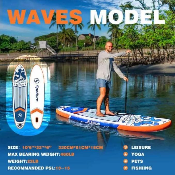 SPATIUM WAVE 320 CM Stand Up Paddle Board ( SUP ) Inflatable murah