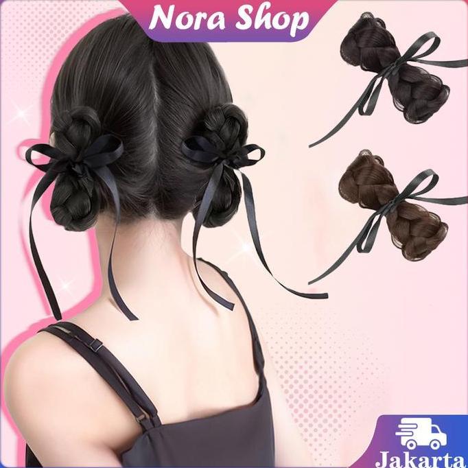 AWAYESH Jepit Rambut Palsu 1 Pasang Jepitan Rambut Palsu Korea Wig Jepit Rambut Jepit Cakar Rambut P