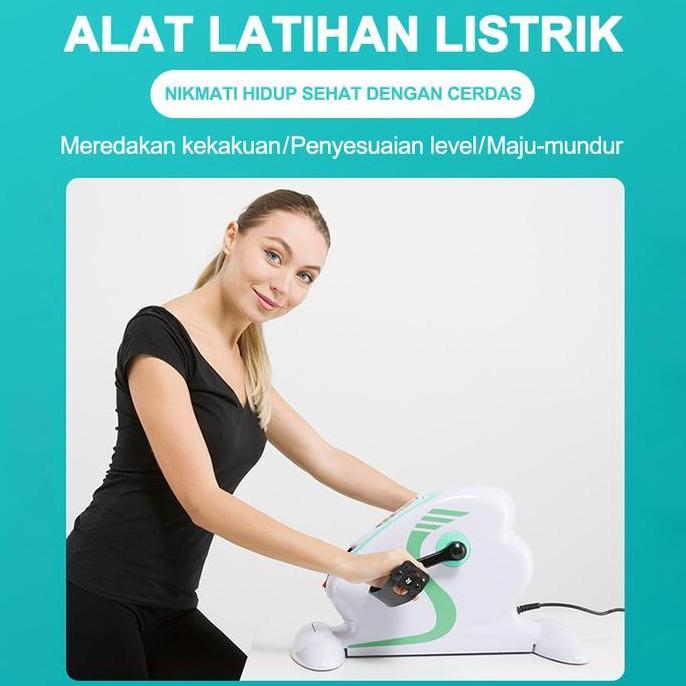 BLANCHENAM Sepeda Statis Terapi Kaki Dan Tangan / Sepeda terapi Alat Terapi Stroke Manula Fisioterap