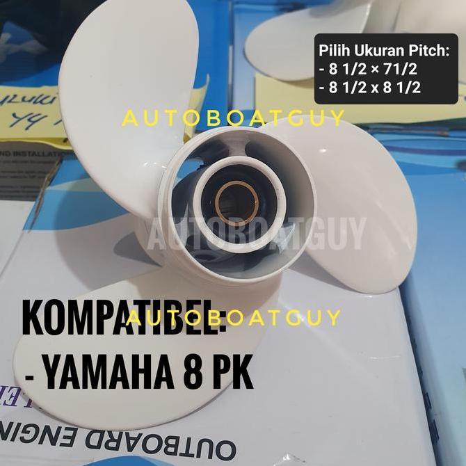 Propeller / Baling / Kipas Mesin Tempel Yamaha 6 - 8 -9.9 PK / HP murah