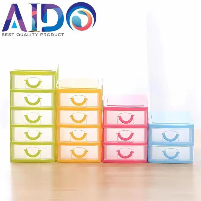 Laci Susun 3 Atau 4 Kecil / Laci Mini / Mini Container / Laci Plastik / Rak Susun Aksesoris Mini