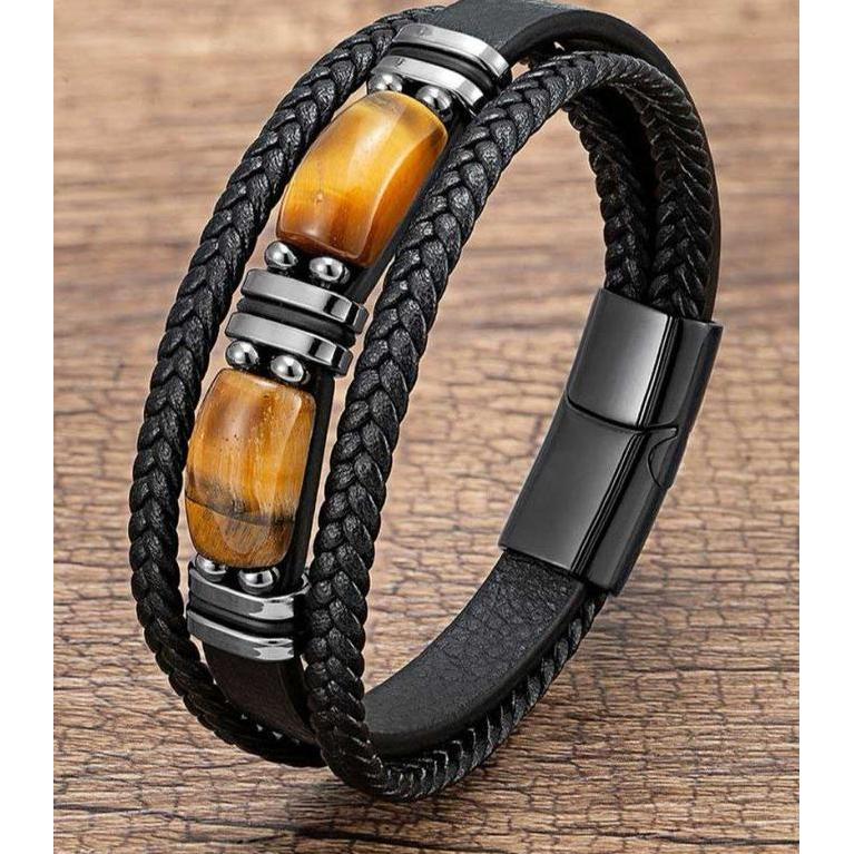 DIKARTELLA Gelang Kulit Kepang Mata Harimau