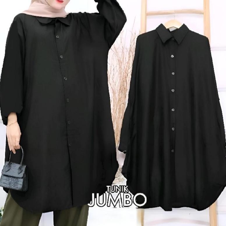 TERMURAH NEW PRODUCT  TUNIK POLOS WANITA // TUNIK POLOS JUMBO KATUN LD 125
