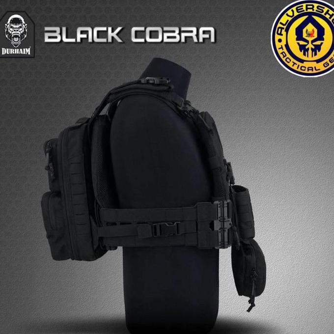 Bodyvest Rompi Tactical Blackcobra Black Cobra Original DURHAIM HM