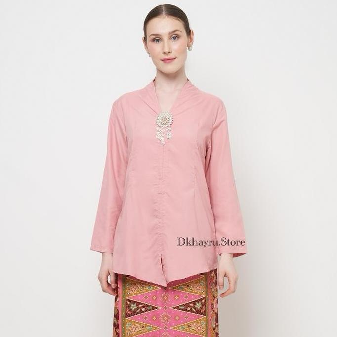 Kebaya Kartini Polos Modern Lengan Panjang Kebaya Encim Polos Modern Kebaya Encim Polos Jumbo Terbar
