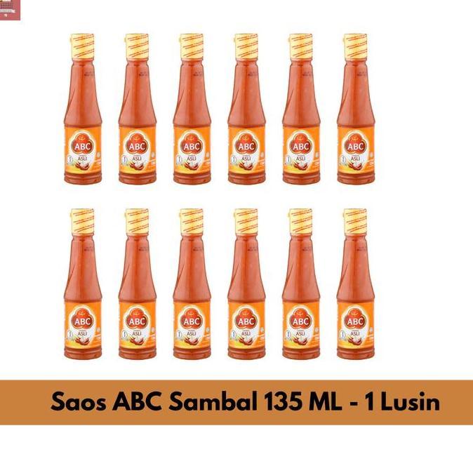 saos abc sambal 135 ml - saos meja abc - isi 1 lusin - saos abc GS