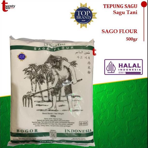 [6 X]Tepung Sagu Tani 500gr ,Tepung Sagu Tani Super 500gr ,Tepung Tapioka Gajah Tani 500gr