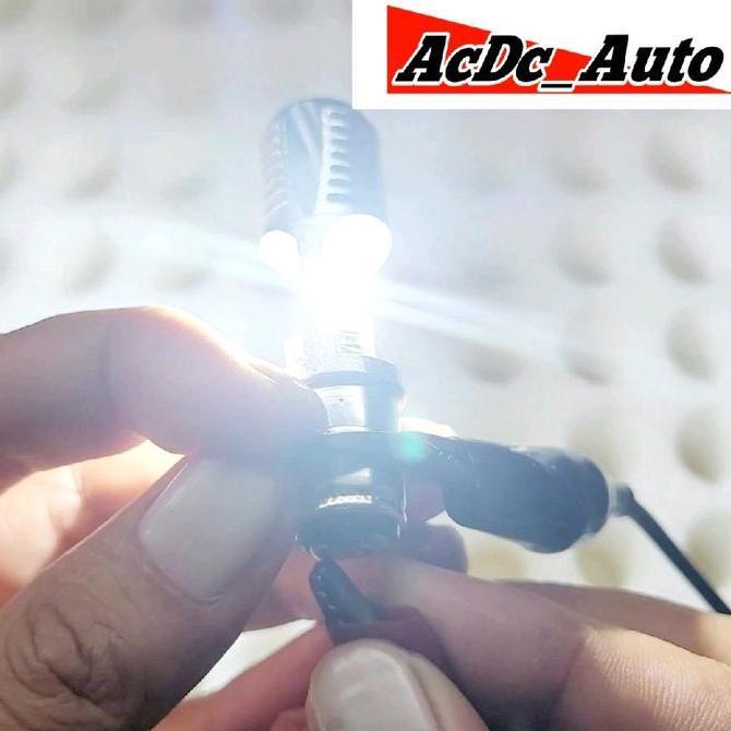 Promo Lampu Depan Motor Honda Supra X 125LED Putih Ac/Dc 12Volt Pengganti Dop/Bohlam Standart WrT19 