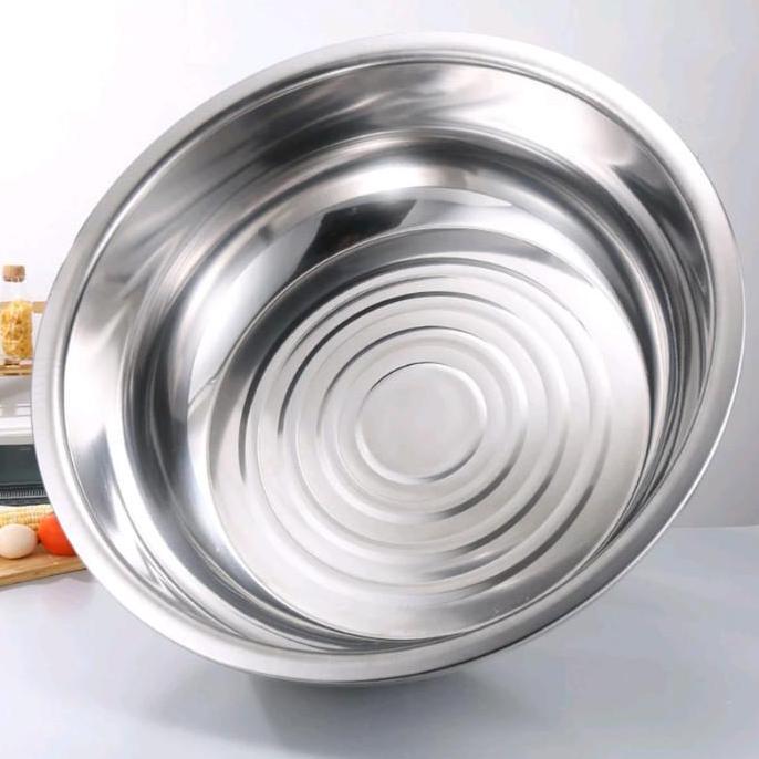 Baskom Stainless Steel Jumbo Baskom Stainless Besar 60cm BS