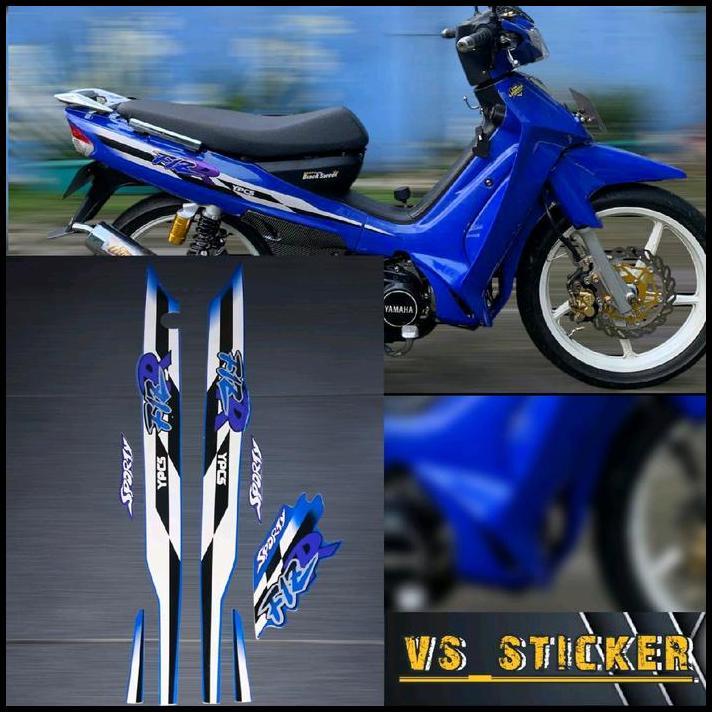 TERLARIS STRIPING STICKER LIST STANDART MOTOR FIZR FIZ R SPORTY 1995 1996 MOTORCYCLE AKSESORIS KENDA