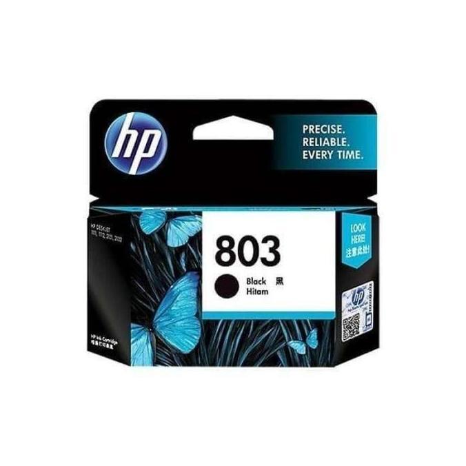 HP Cartridge 803 Hitam Original Toner untuk8 Printer HP Deskjet 1112 Garansi Resmi ECS