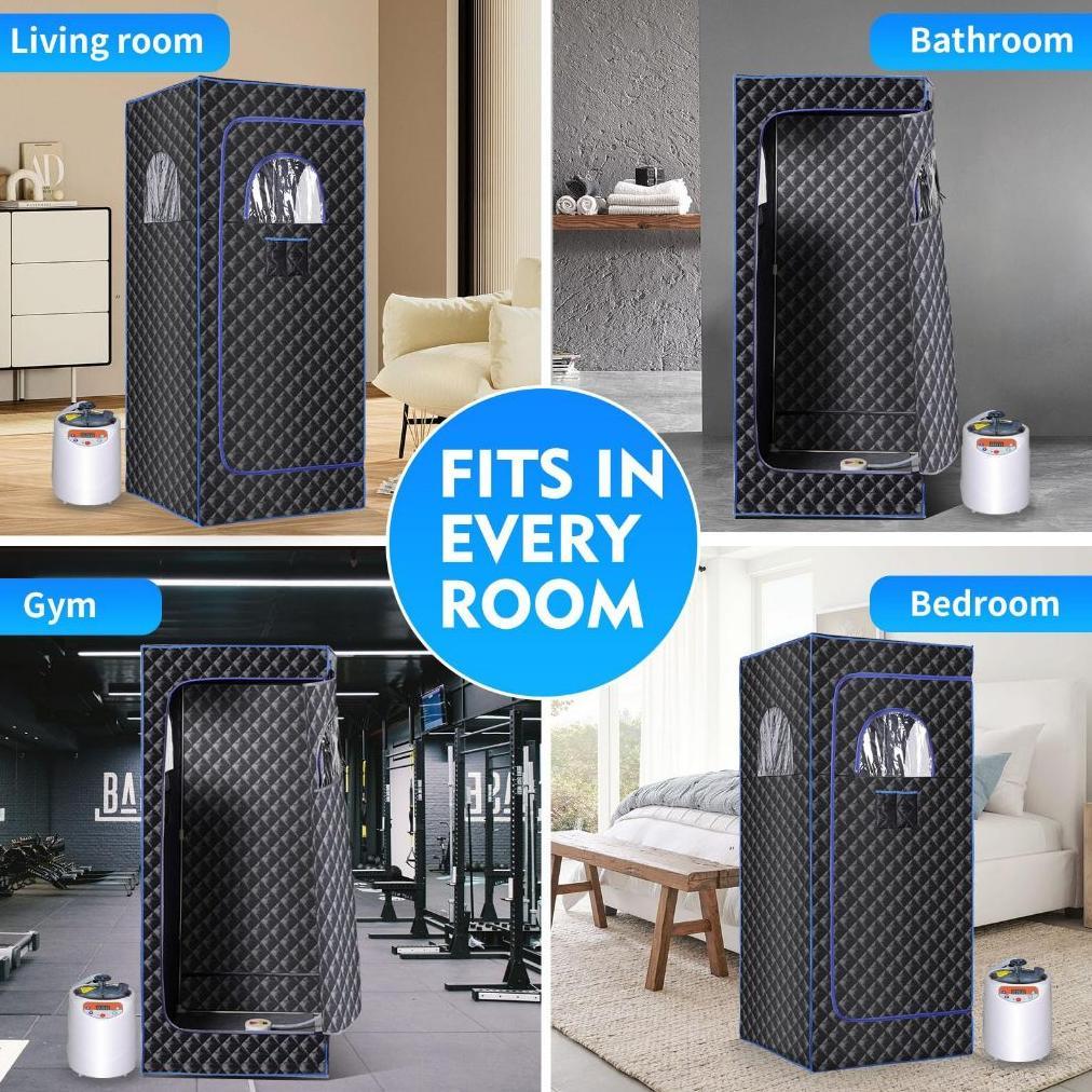 BESTPROMO Kotak Sauna Portable / Alat Sauna Di Rumah / Alat Sauna Pembakar Lemak