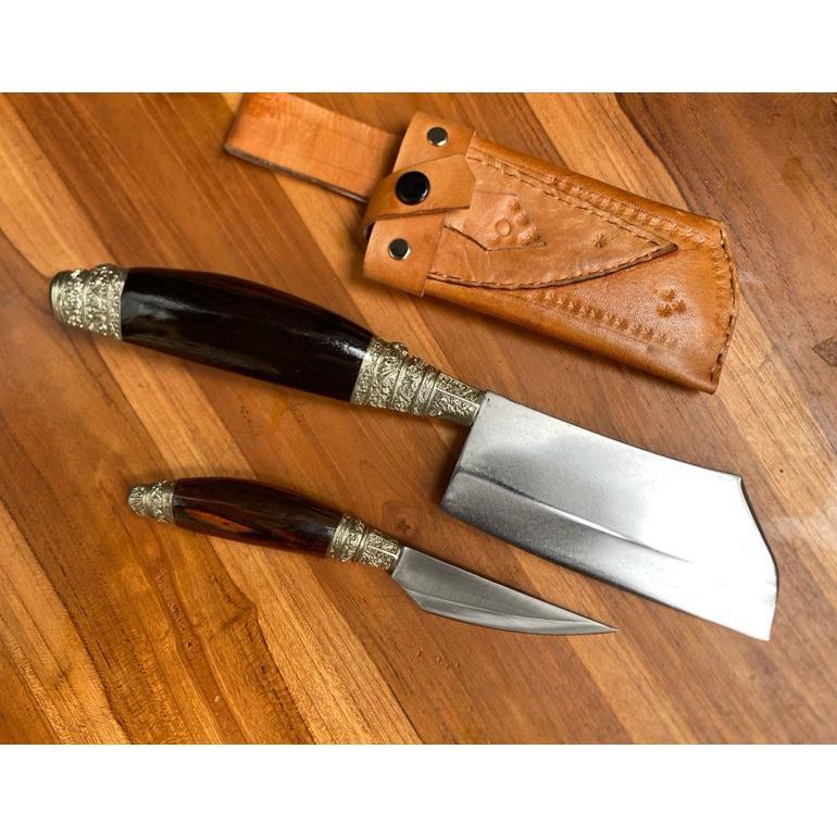 BIG PROMO Set Blakas Bali Ukir/ Set Pisau Dapur Mini