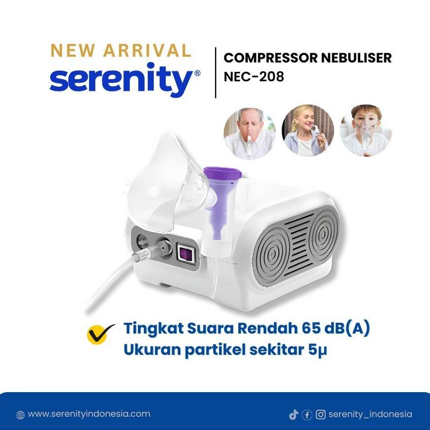 Nebulizer Serenity NEC 208 / Nebulizer bisa Dewasa , Anak dan Bayi
