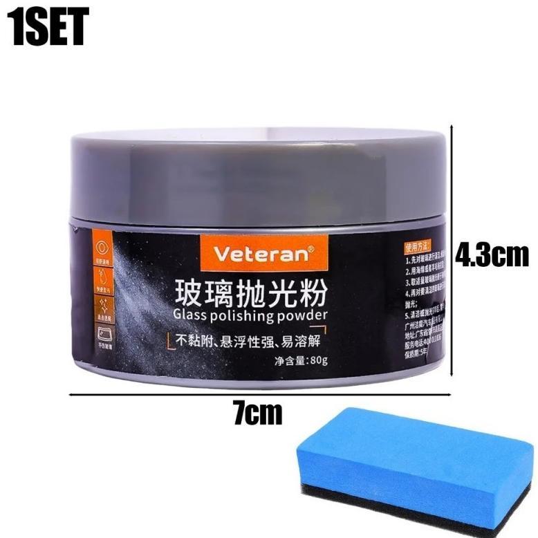 BIG SALE 80g Penghilang Gores Kaca Mobil Poles Kaca Mobil Baret Goresan Kaca Mobil Cerium Oxide Peng