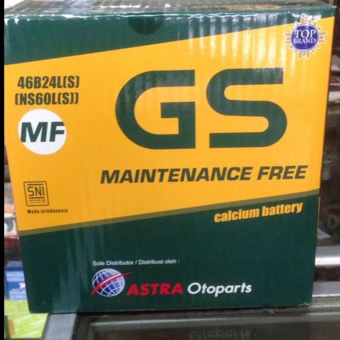 Aki GS Kering NS60LS mobil Raize Rocky Yaris CRV HRV Wuling 55B24LS