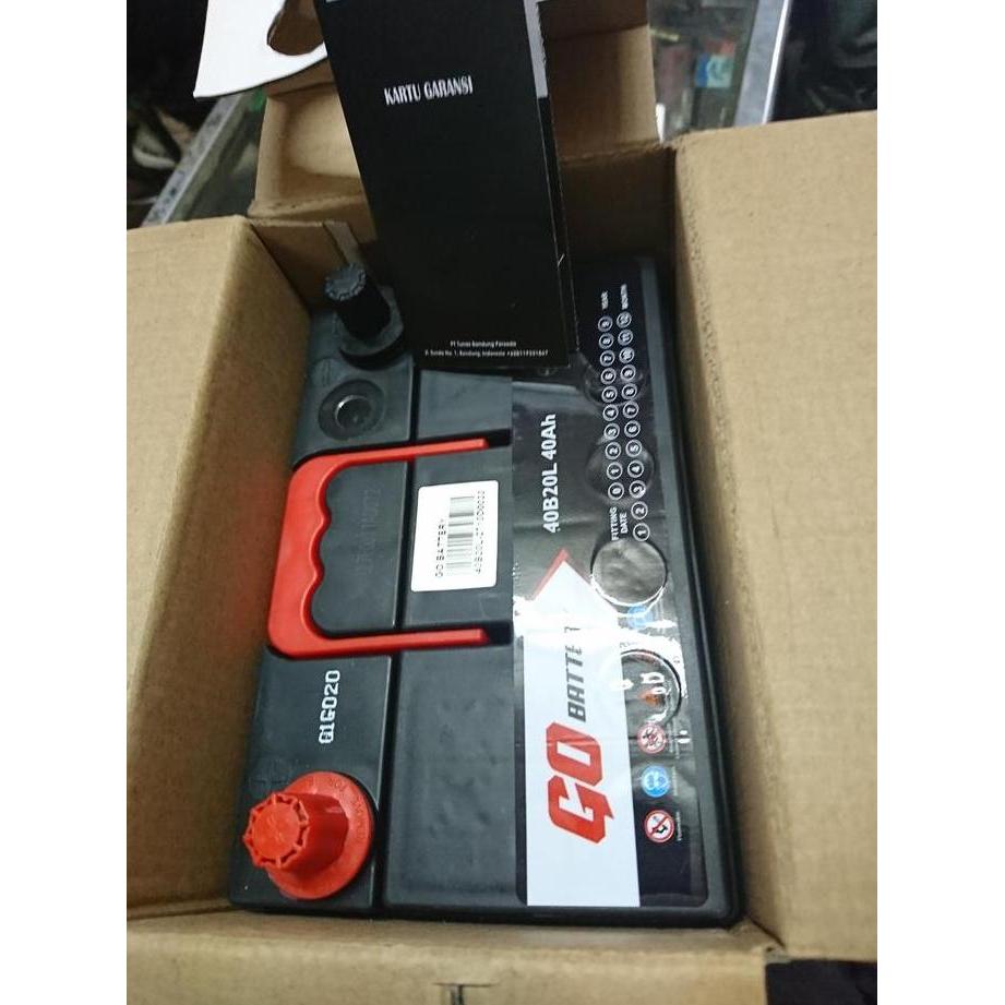 GO Battery 40B20L 40Ah upgrade NS40ZL aki mobil Calya Sigra JAZZ RS