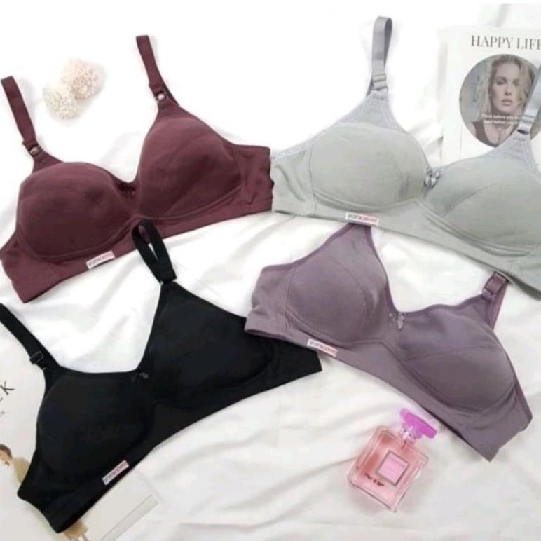 HOT BRA SPORT WANITA BODY FIT/BH WANITA SPORT KEKINIAN POLOS NON BUSA