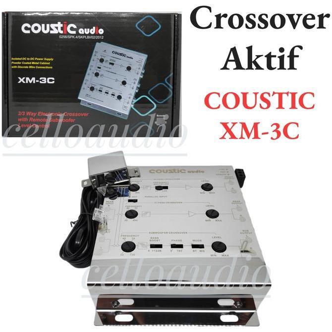 PROMO - Crossover Aktif Coustic XM-3C 2/3 Way Crossover Audio Mobil XM 3C