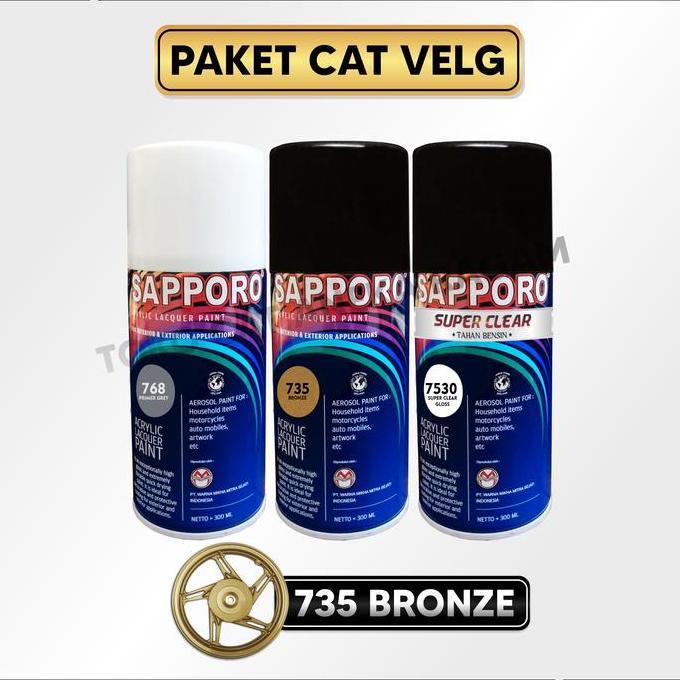 BIG SALE - Paket Cat Velg Bronze Sapporo