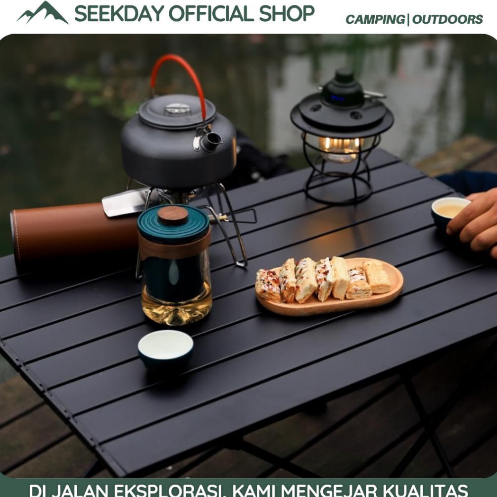 FAVORIT SEEKDAY KURSI DAN MEJA LIPAT OUTDOOR SET CAMPING MEJA LIPAT PORTABLE 2 KURSI 1 MEJA