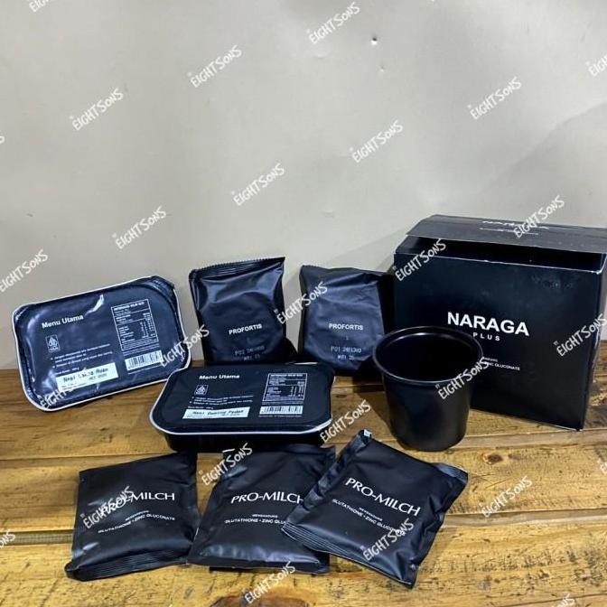 SATU DUS NARAGA PLUS Ransum tni nasi kaleng makanan tni EXP MEI 2025