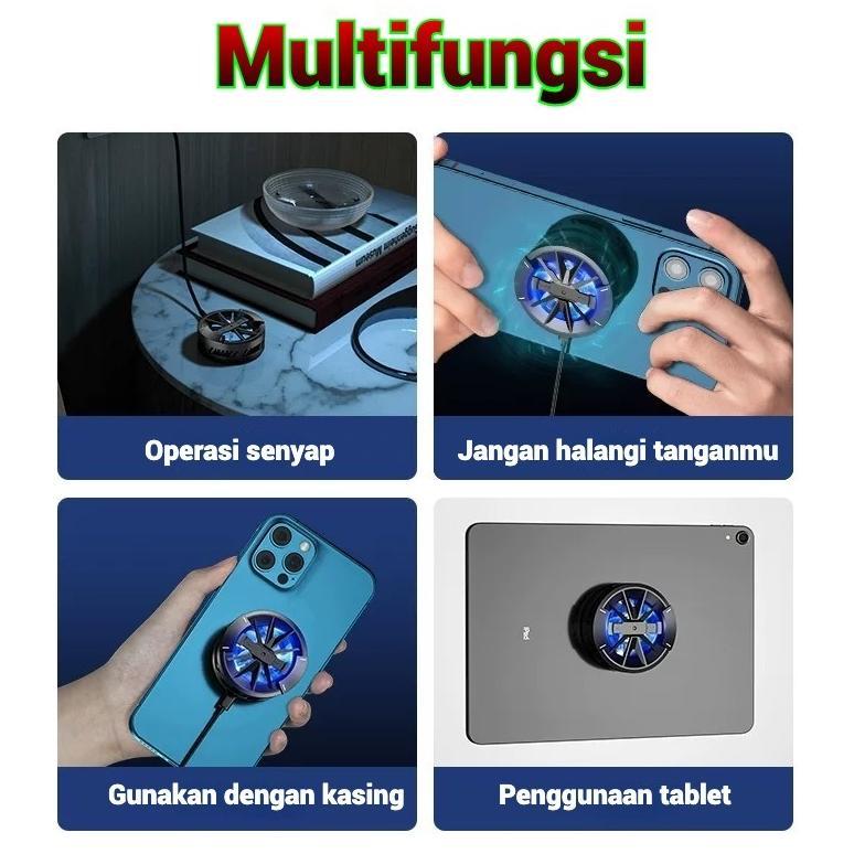 FREE ONGKIR FAN COOLER HP GAMING /FAN COOLER HP TANPA KABEL /COOLING FAN HP /KIPAS ANGIN HP GAMING T