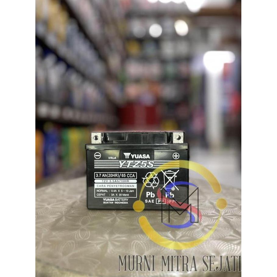 BONUS - Yuasa Aki Motor YTZ5-S YTZ5S YTZ-5S Kering MF Beat Vario 110 Mio Supra