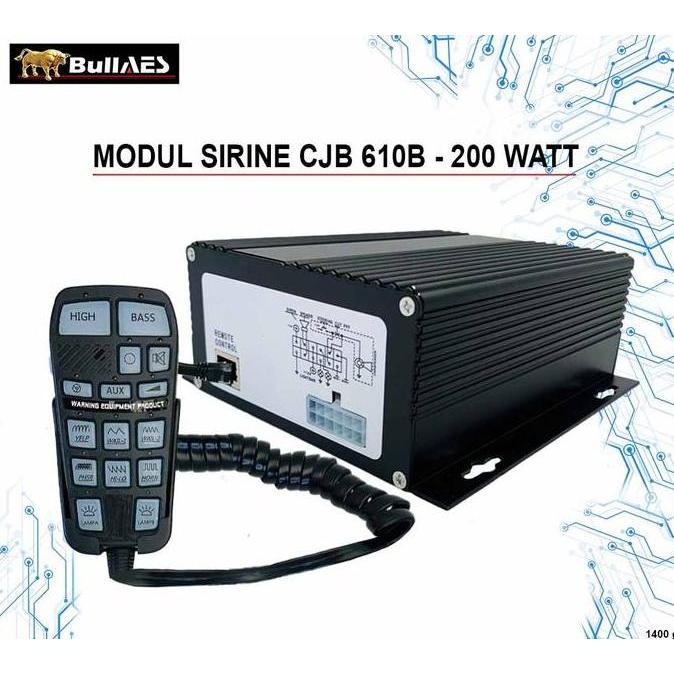 DISKON SPESIAL - Modul Sirine CJB 610B Emergency Horn 200 Watt I Modul Only