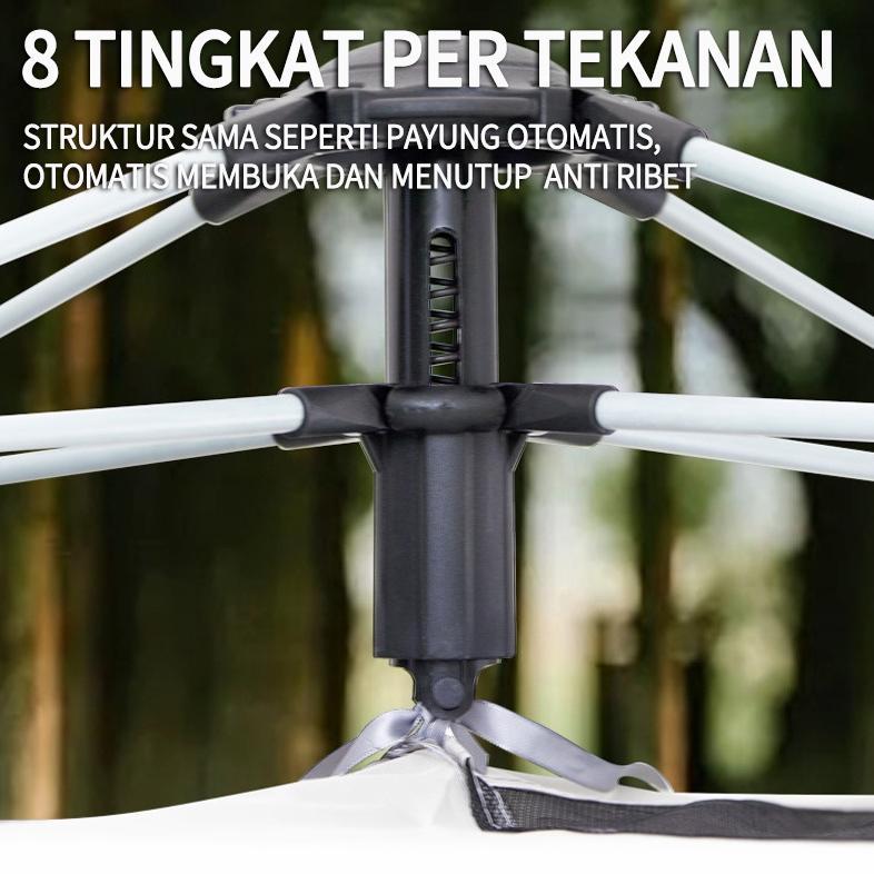 ORIGINAL TENDA CAMPING KEMAH KAPASITAS HIJAU 4-6 ORANG TENDA OTOMATIS OUTDOOR & INDOOR TENDA GUNUNG