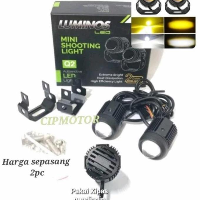 Lampu Tembak VINYX LUMINOS BULLAES Xmax Nmax Mini Driving D2 Laser 2pc