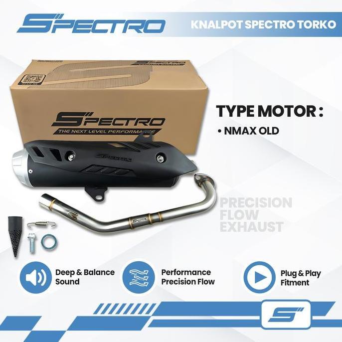 SUPER HEMAT - Spectro Knalpot Torko Nmax Old Kenalpot Racing Adem Full Package