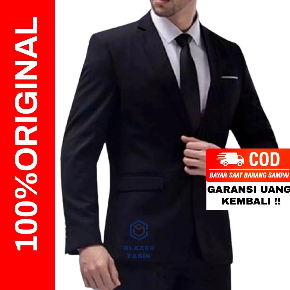 ORIGINAL Jas formal pria/Jas nikah/Jas wisuda/Jas hitam pria/Jas pria